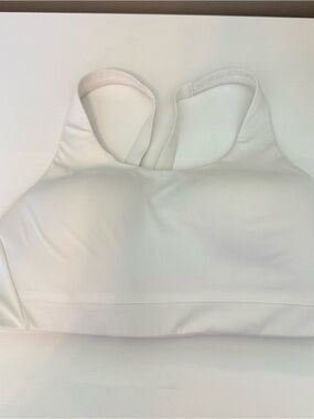 Battle White Racerback Sports Bra - Women Intimates